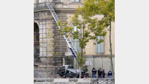 사다리차로 7분만에, 루브르 보석들 털렸다