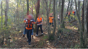 통영 사량도서 70대 등산객 5m 높이서 추락