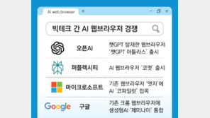 오픈AI, 자체 웹브라우저 출시… 챗GPT 무기로 구글에 도전장