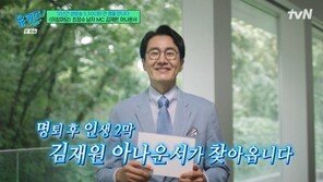 김재원 아나운서 “KBS 명예퇴직”…300억 자산가설 해명