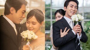 “결혼합니다”…김원훈·엄지윤 웨딩화보 깜짝