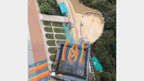 中, 세계 최고 높이 다리서 줄 없이 번지?…결국 개장 미뤄