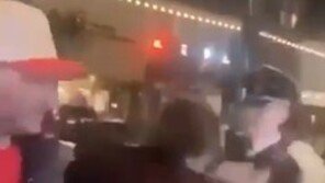 나치 군복 입은 美 남성…항의하던 여성 술병으로 폭행