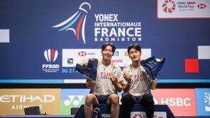 세계 1위 서승재-김원호 시즌 9번째 우승…BWF 월드 투어 프랑스오픈 정상 등극