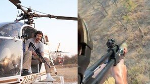 세계 1위 유튜버, 헬기타고 기린 향해 총격…무슨 일?