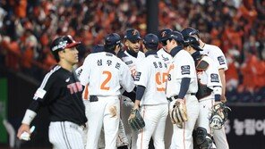 ‘8회 역전 드라마’ 한화, KS 3차전서 LG에 역전승…2패 뒤 반격의 1승