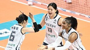 ‘모마 45점’ 도로공사, 풀세트 끝 GS칼텍스 꺾고 3연승 행진