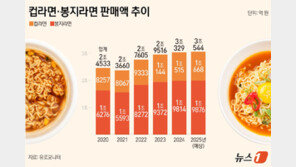 컵라면 1兆 시대 굳혔다…히트 봉지면 줄줄이 컵라면으로 ‘변신’