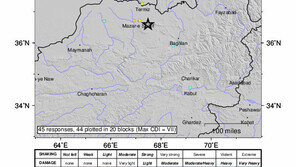 아프간 북부 규모 6.3 강진…최소 20명 사망·500명 부상
