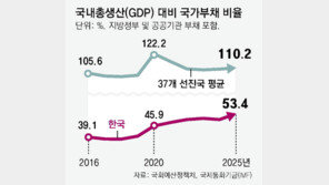 “나랏빚 이자지출 4년뒤 29.8조→41.6조로 증가”