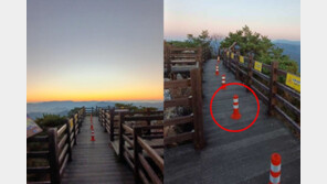 ‘민폐 캠핑족 논란’ 삼악산 전망대, 결국 ‘이것’ 설치 [e글e글]