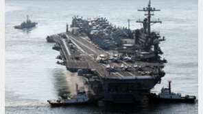 美 핵항모 ‘조지 워싱턴함’ 등 제5항모강습단 부산 입항