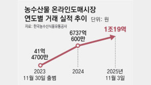 “고맙다, 농수산물 온라인도매시장”… 年 거래액 1조 돌파