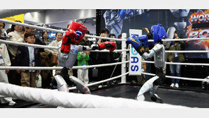 “로봇 복싱, 신기하네”