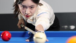 ‘당구 여제’ 또 꺾은 정수빈… “10년 뒤엔 우승을 밥 먹듯이”