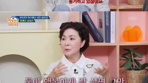 금보라 “막내아들 4년째 동거…나처럼 이혼할까봐”