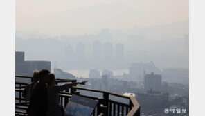 미세먼지에 갇힌 ‘입동’