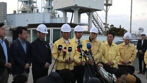 울산 발전소 사고 현장 찾은 鄭대표