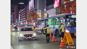 경찰, 강남 일대 등 음주운전 단속…면허 취소 등 총 11건 적발돼