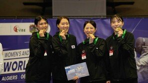 한국 펜싱 女 사브르, 월드컵 단체전 우승…전하영, 2관왕 달성