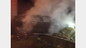 임실서 ‘만취’ 20대가 몰던 SUV, 주택 대문 ‘쾅’…화재로 번져