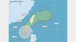 슈퍼태풍 풍웡 내일 대만 상륙…조업 중단·휴업 등 경계 강화