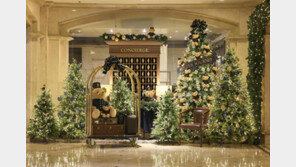 이랜드 켄싱턴호텔 여의도, 곰인형으로 꾸민 크리스마스 트리 공개