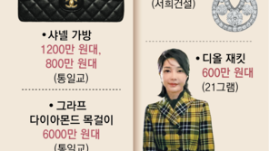 김건희 재판서 샤넬백-구두 공개… 판사 “사용감 있어”