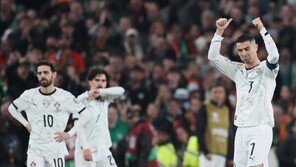 호날두, A매치 첫 퇴장…포르투갈, 아일랜드에 0-2 충격패