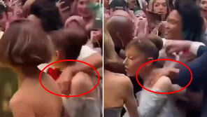 아리아나 그란데 습격해 신체접촉…가해자는 SNS에 자랑(영상)