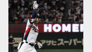 김주원 9회말 2아웃서 솔로포…한국, 일본과 7-7 무승부