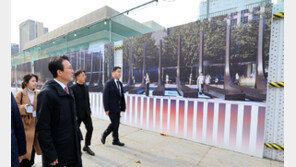 金총리, ‘감사의 정원’ 공사장서 “국민 이해할지 의문…법 살필 것”