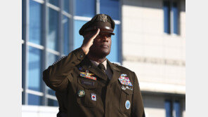 뒤집힌 지도 내민 브런슨 “주한미군이 동북아 안정의 핵심”