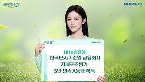 NH농협은행, 금융회사 지배구조평가 5년 연속 A등급 획득