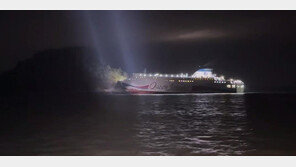 267명 탄 여객선, 신안 무인도 좌초