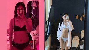 최준희, 96→41㎏ 폭풍 감량 전후 모습 가감없이 공개…‘뼈말라’ 몸매