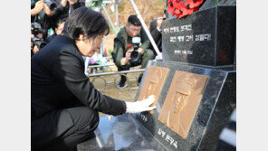 연평도 포격전 15주년, 아들 묘역 앞 어머니의 눈물