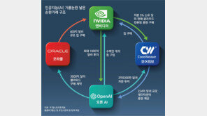 엔비디아 투자 받아 엔비디아 칩 구매… “AI 거품사슬” vs “선순환”