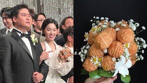 “이런 부케 처음”…이장우·조혜원의 ‘호두과자 웨딩’ 화제