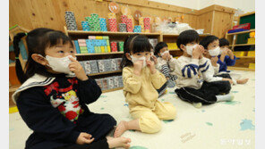 “마스크 쓰면 독감 안 걸려요”