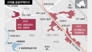 주민 반발에 부닥친 서리풀 공공주택