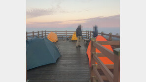 “화장실도 없는데…” 제주 큰노꼬메오름, 불법 야영·불 피운 흔적까지