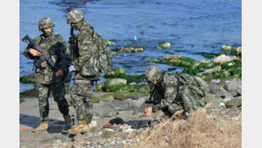 포항 해안 ‘마약 잡는 해병대’