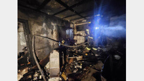 촛불 켰다 빌라 화재…50대 여성 실화 혐의 체포