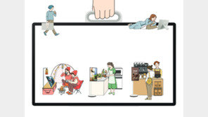 [Tech&amp;]스크린과 스탠드 분리는 버튼으로 쉽게, 이동과 거치는 킥스탠드로 편리하게… ‘무선’ 이동형 스크린 삼성 ‘더 무빙스타일’