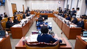 “장경태 나가라” vs “유죄 나경원 백번 물러나야” 법사위 고성