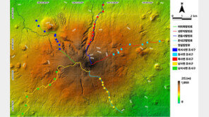 한라산 나무 5년간 2% 고사…정밀 추적 ‘분포 지도’ 완성