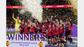 스페인, 독일 꺾고 UEFA 여자 네이션스리그 우승…2연패 달성