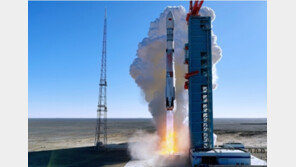 中 첫 재사용 로켓 주췌-3호 발사…1단 추진체 회수 실패