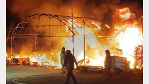 예천 비닐하우스 창고 불, 사상없어…4300만원 재산피해